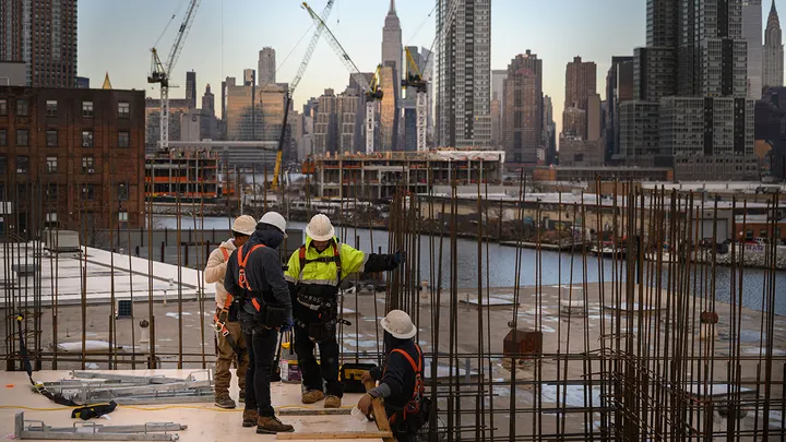 A construction site