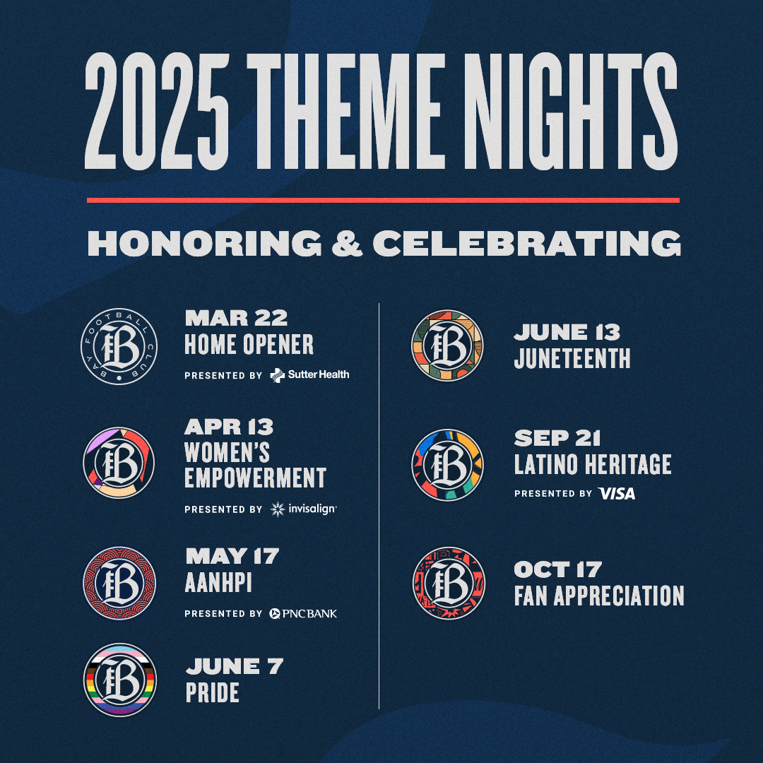 2025 Bay FC Theme Nights