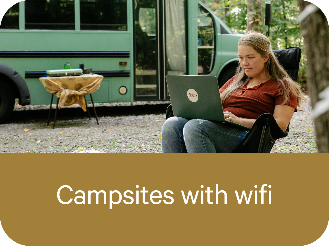 Campsites with wifi