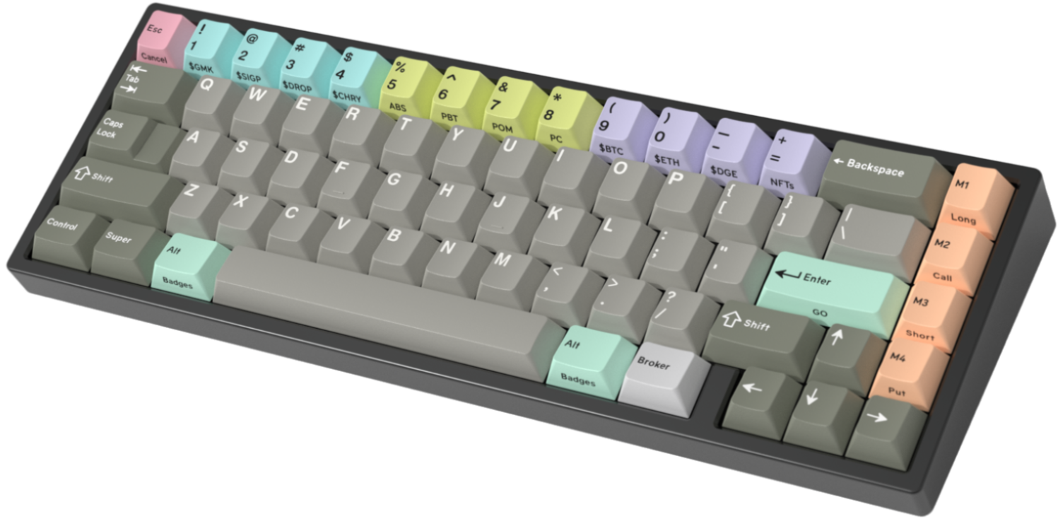 Drop + MiTo GMK Trader Custom Keycap Set