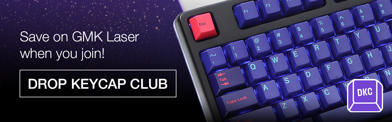 Save on GMK Laser when you join Keycap Club