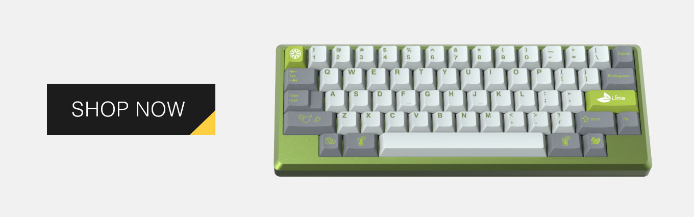 Drop GMK Lime Custom Keycap Set