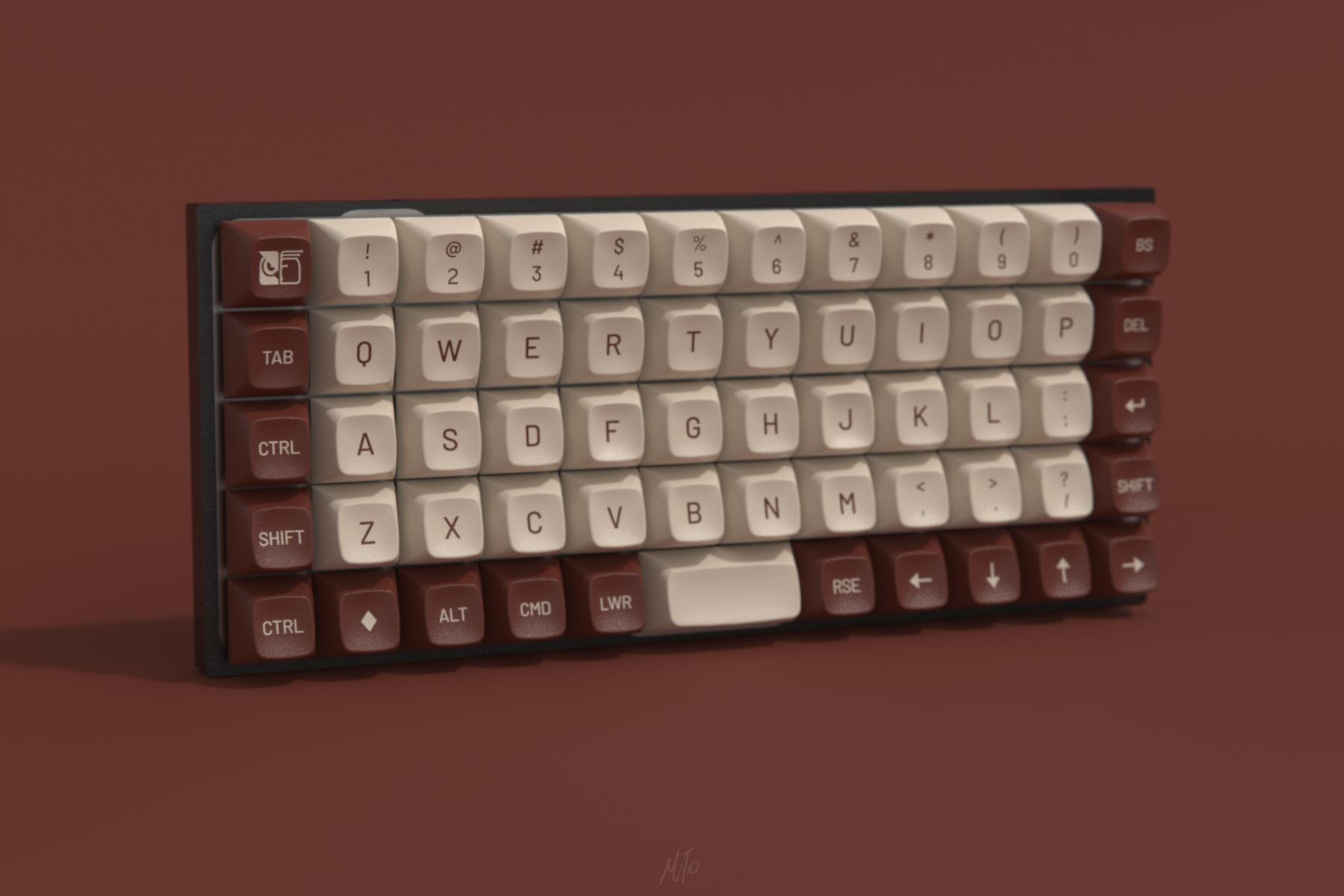 Drop + MiTo MT3 Noctua Keycap set