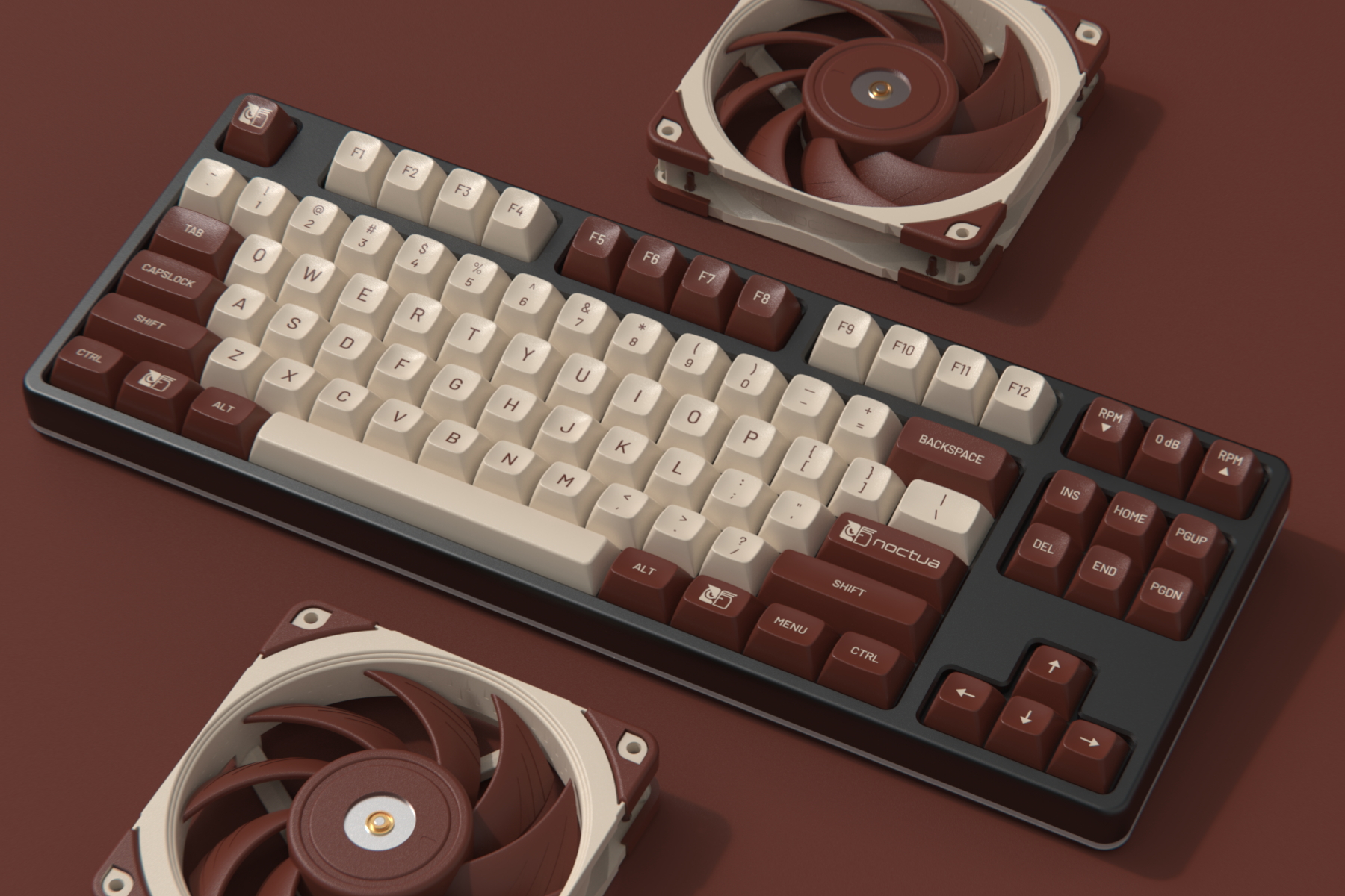 Drop + MiTo MT3 Noctua Keycap set