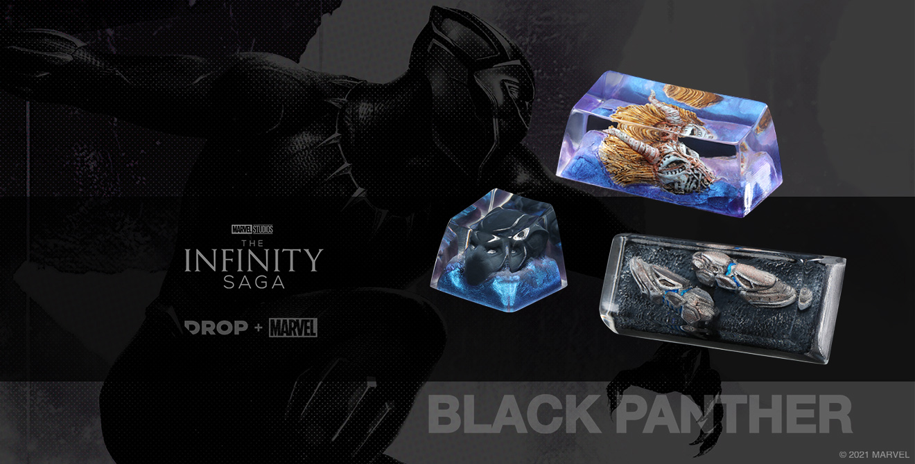 Drop + Marvel: Black Panther Artisan Keycap