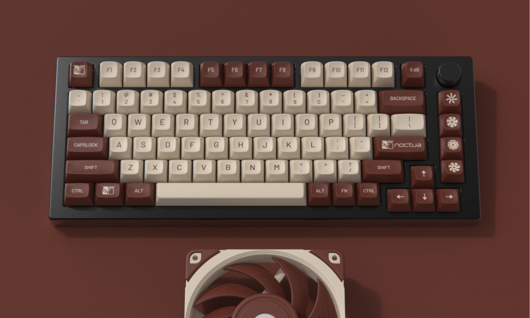 Drop + MiTo MT3 Noctua Keycap set