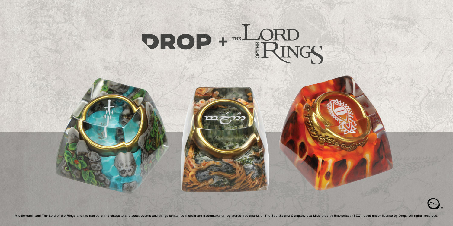 Drop + The Lord of the Rings The One Ring Artisan Keycap