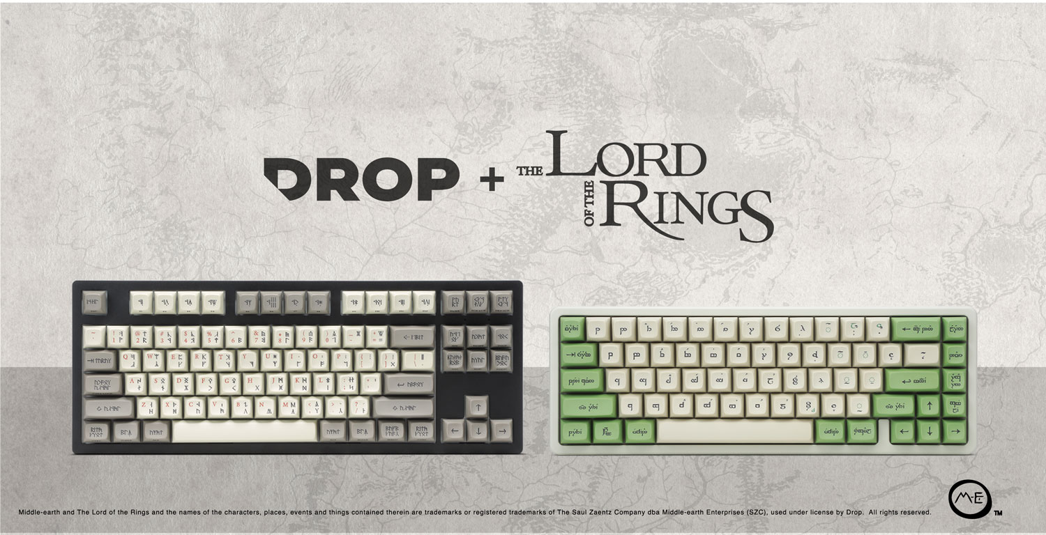 Drop + Lord of the Rings Dye Sub Keycaps