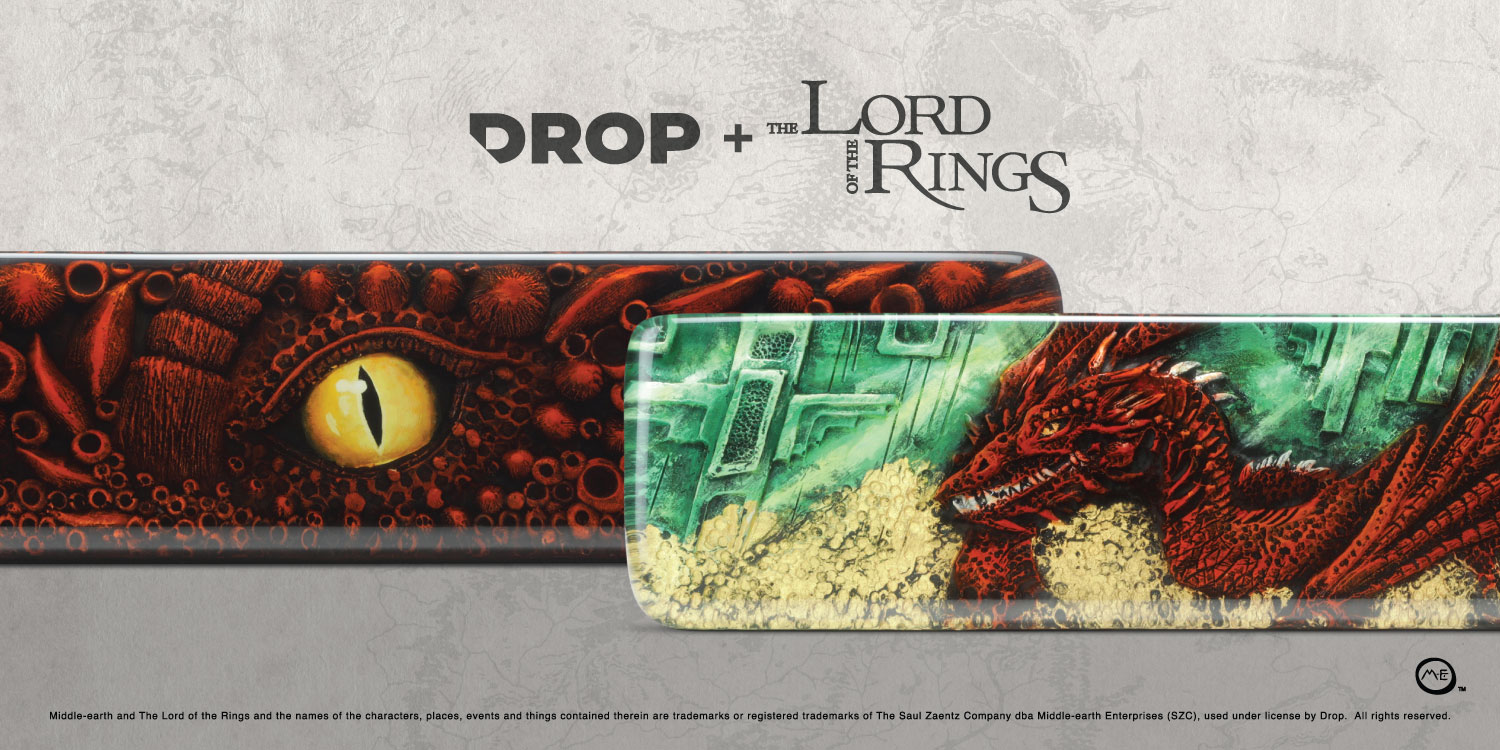 Drop + The Lord of the Rings Artisan Wrist Rests