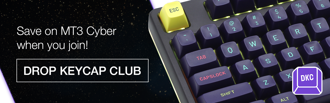 Save on MT3 Cyber when you join Drop Keycap Club