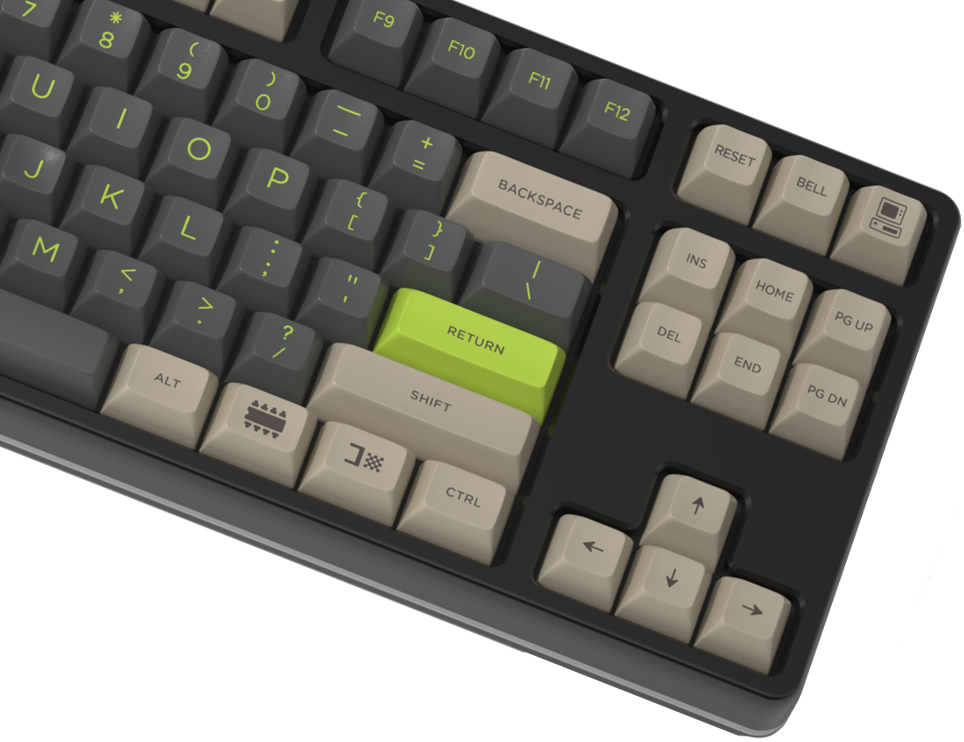 Drop SA Green Screen Keycap Set