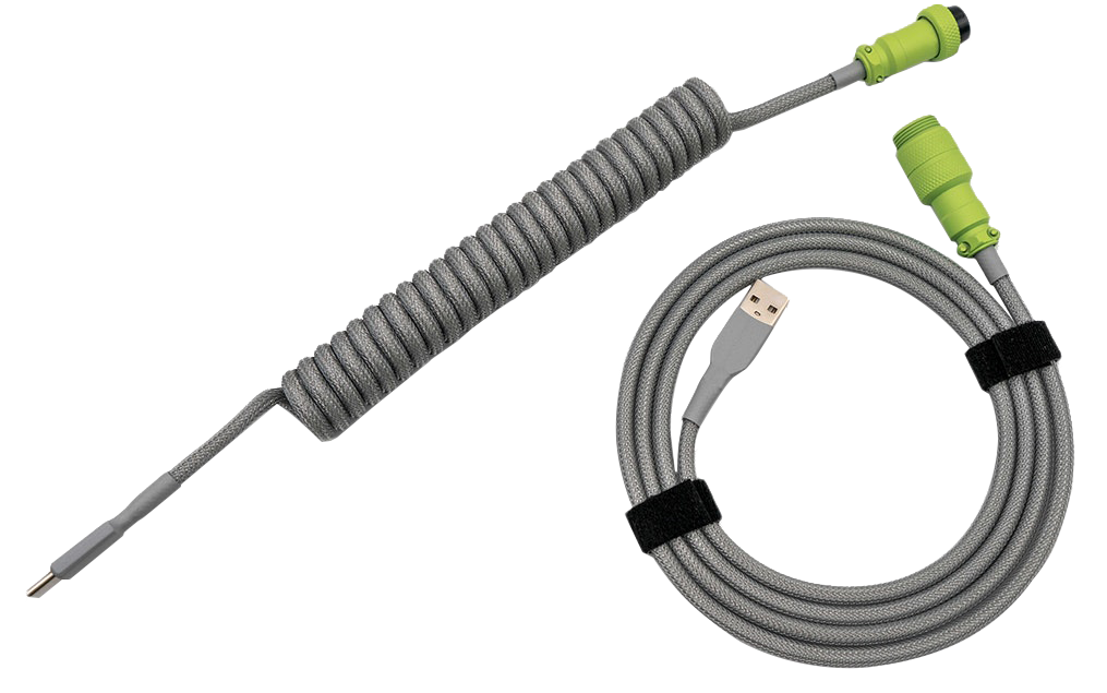 Space Cable Lime Custom Coiled Aviator Cable