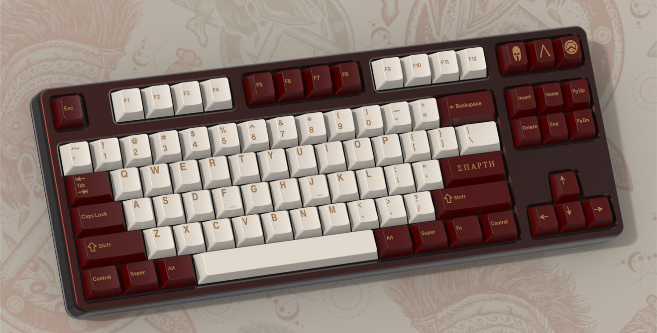 Drop GMK Sparta Custom Keycap Set