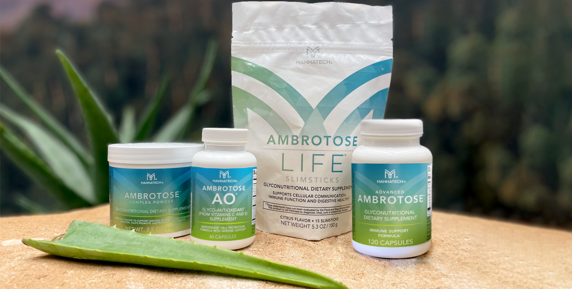 Mannatech Ambrotose LIFE, Complex, Advanced and AO