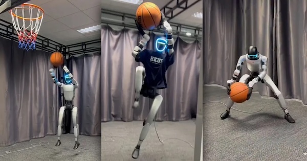This video of a robot playing basketball is extremely impressive | Futurism