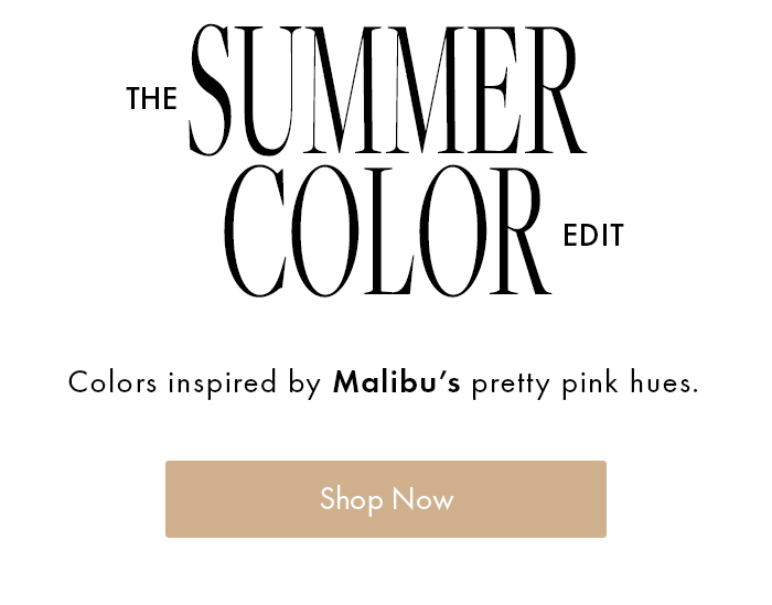 The summer color edit