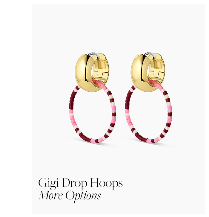 Gigi drop hoops