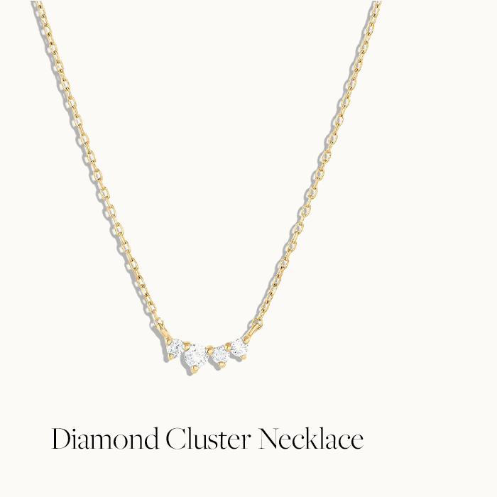 Diamond Cluster Necklace