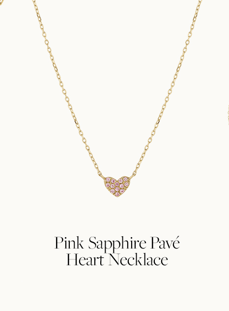 Pink Sapphire Necklace