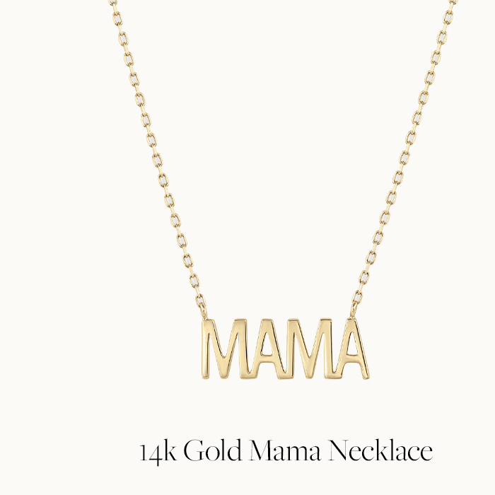 14k Gold Mama Necklace