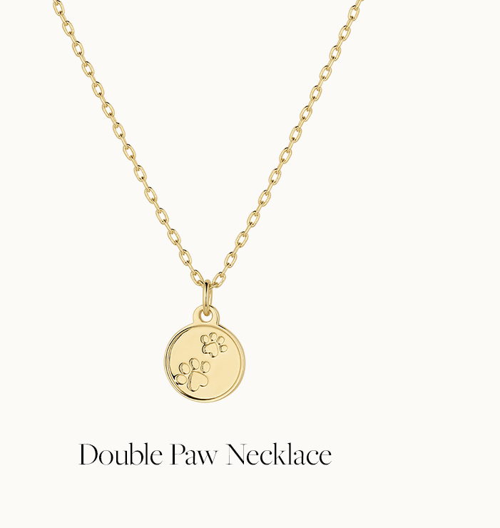 Double Paw Necklace