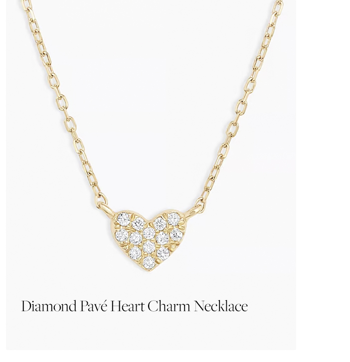 Diamond Heart Charm