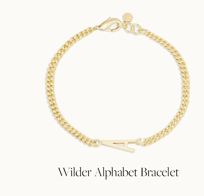 Wilder Alphabet Bracelet