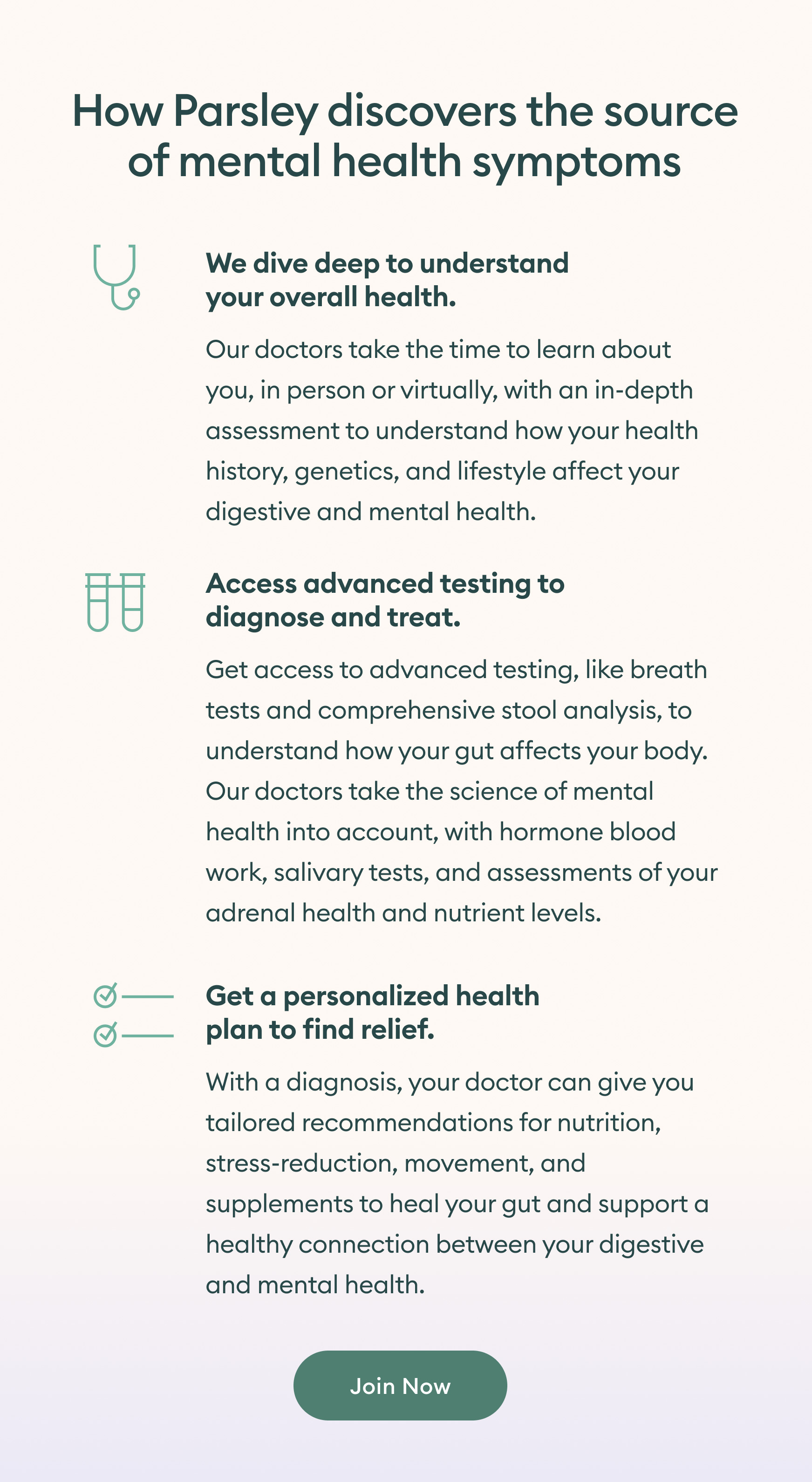 Understand the link between your gut and brain. Parsley Health
