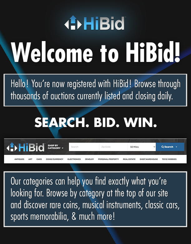 to HiBid HiBid Auctions! HiBid Auctions