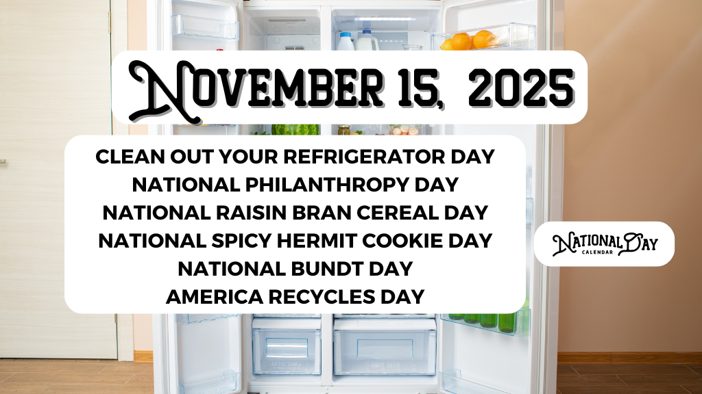 It is time to clean that fridge out!!