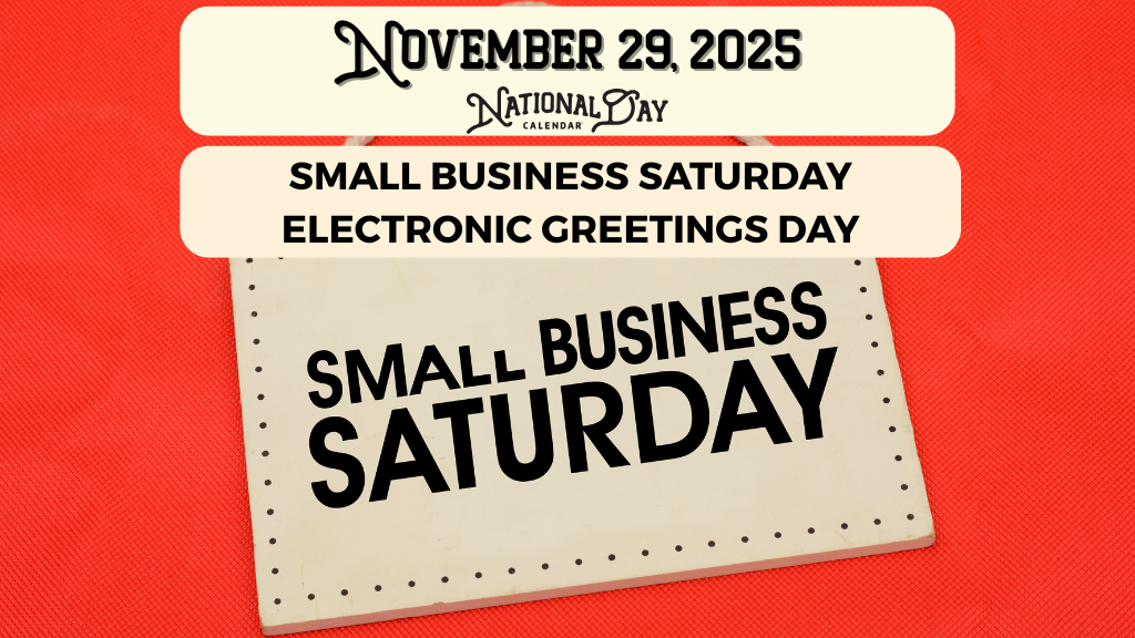 On Small Business Saturday