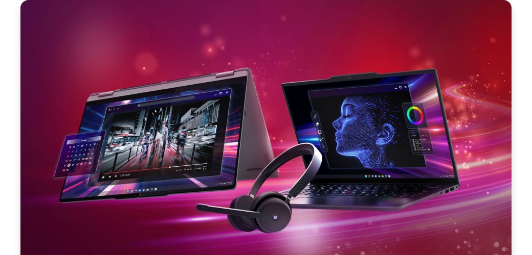 Lenovo: 10% Cash Back + Up to 40% off PCs powered by Intel Core Ultra processors