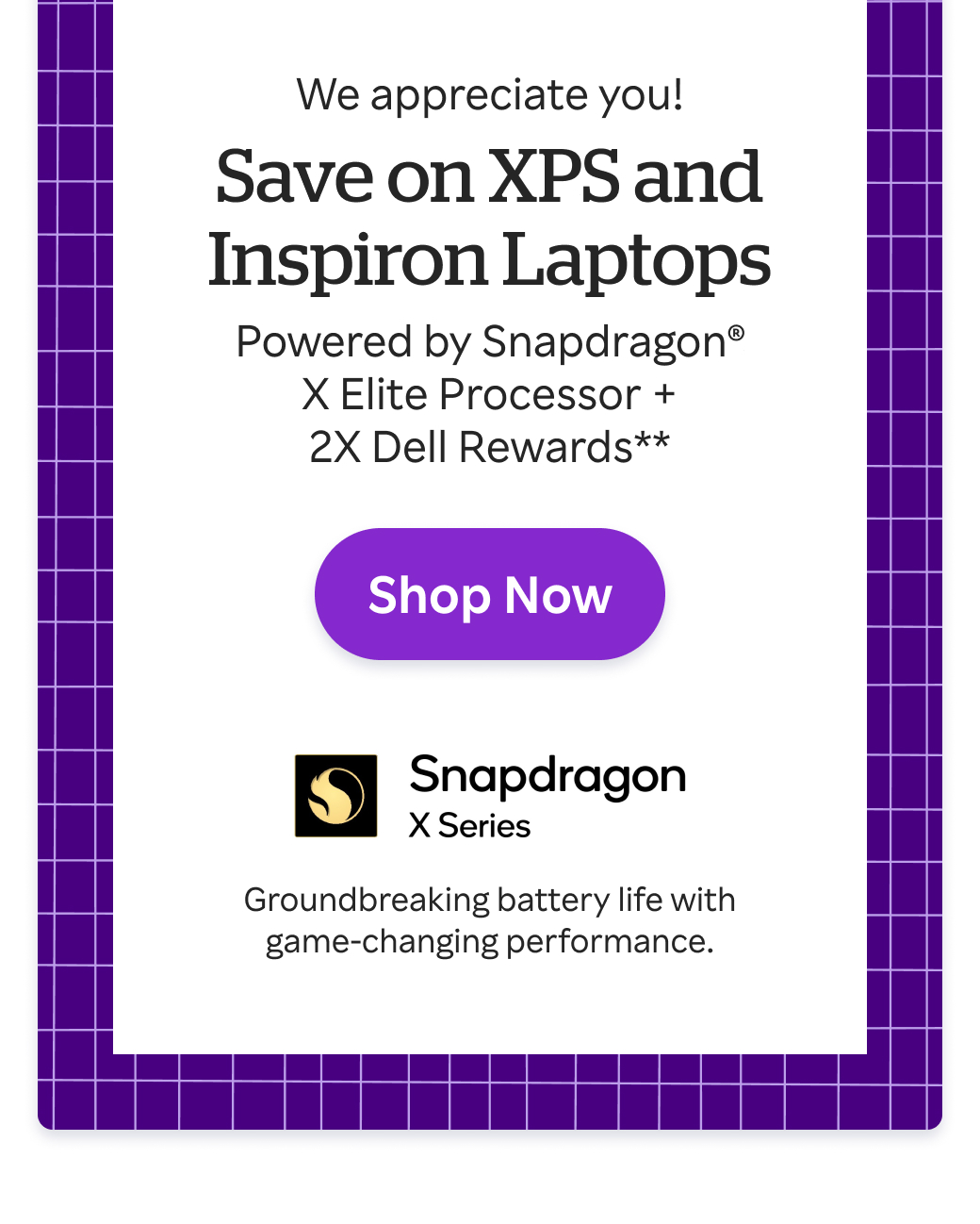 Dell Technologies: 10% Cash Back + Save on XPS and Inspiron laptops