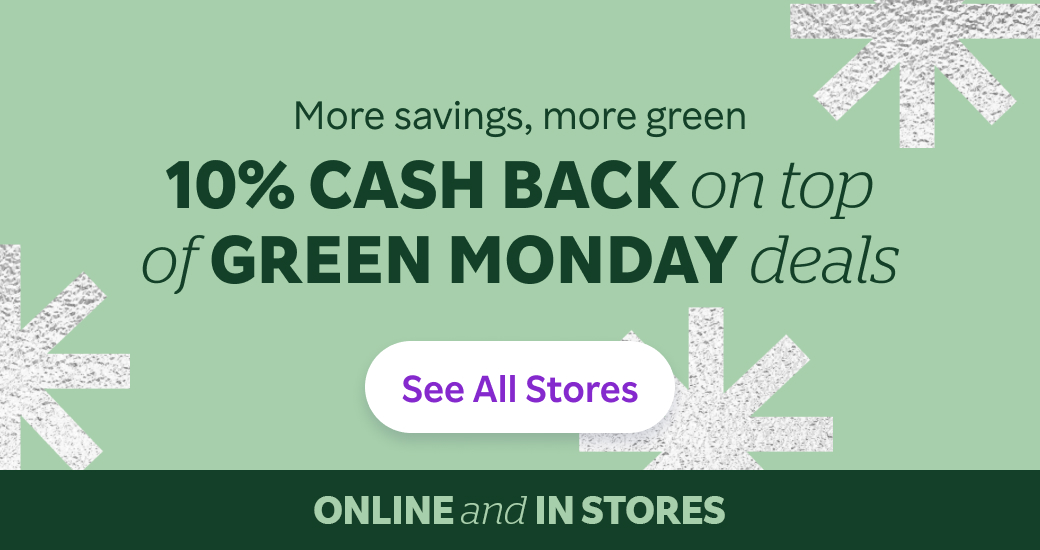 10% Cash Back on top of Cyber Tuesday deals