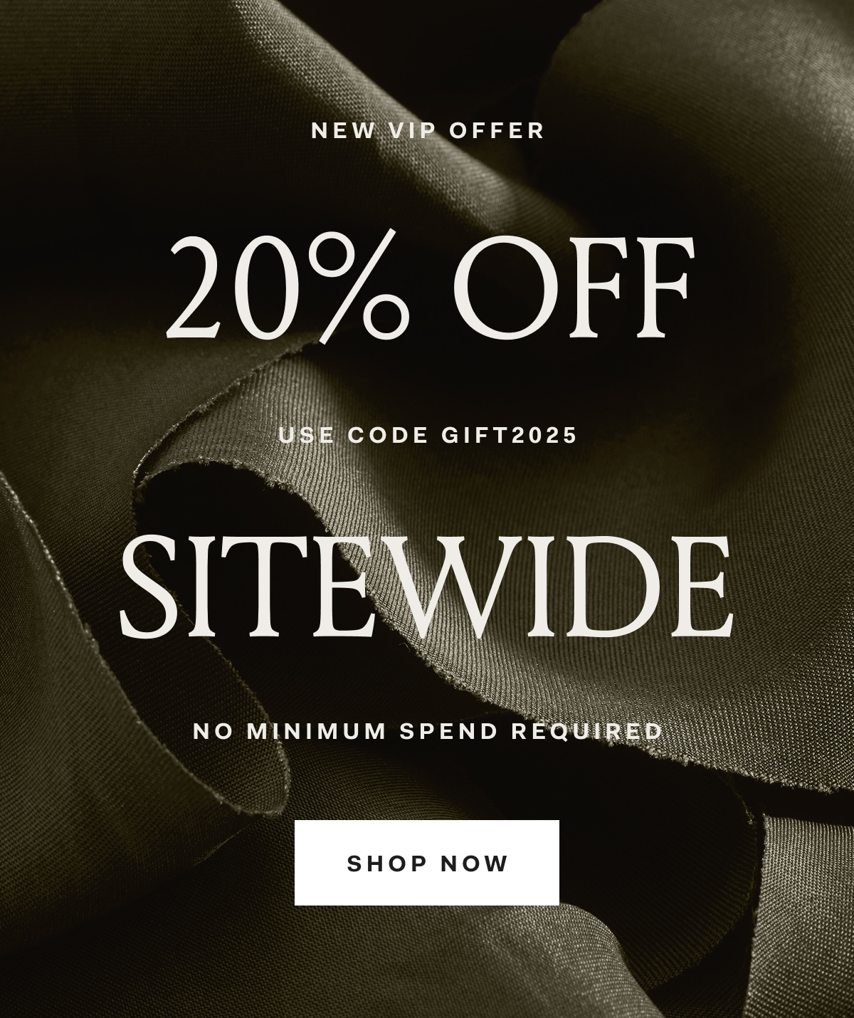 Up To 50% OFF SELECT STYLES With 25% OFF SITEWIDE Take advantage of our best prices until 2026 with code EXTRA25 SHOP NOW