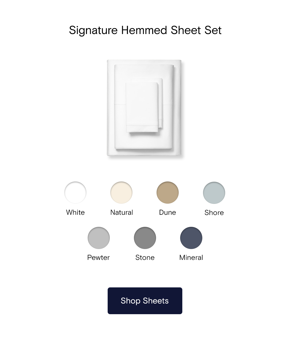 Signature Hemmed Sheet Set