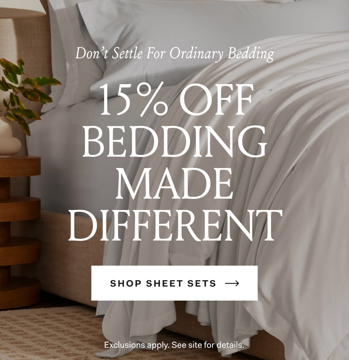  Don’t Settle For Ordinary Bedding 15% Off Bedding Made Different Shop Sheet Sets