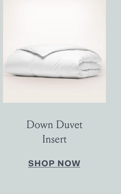 Down Duvet Insert SHOP NOW