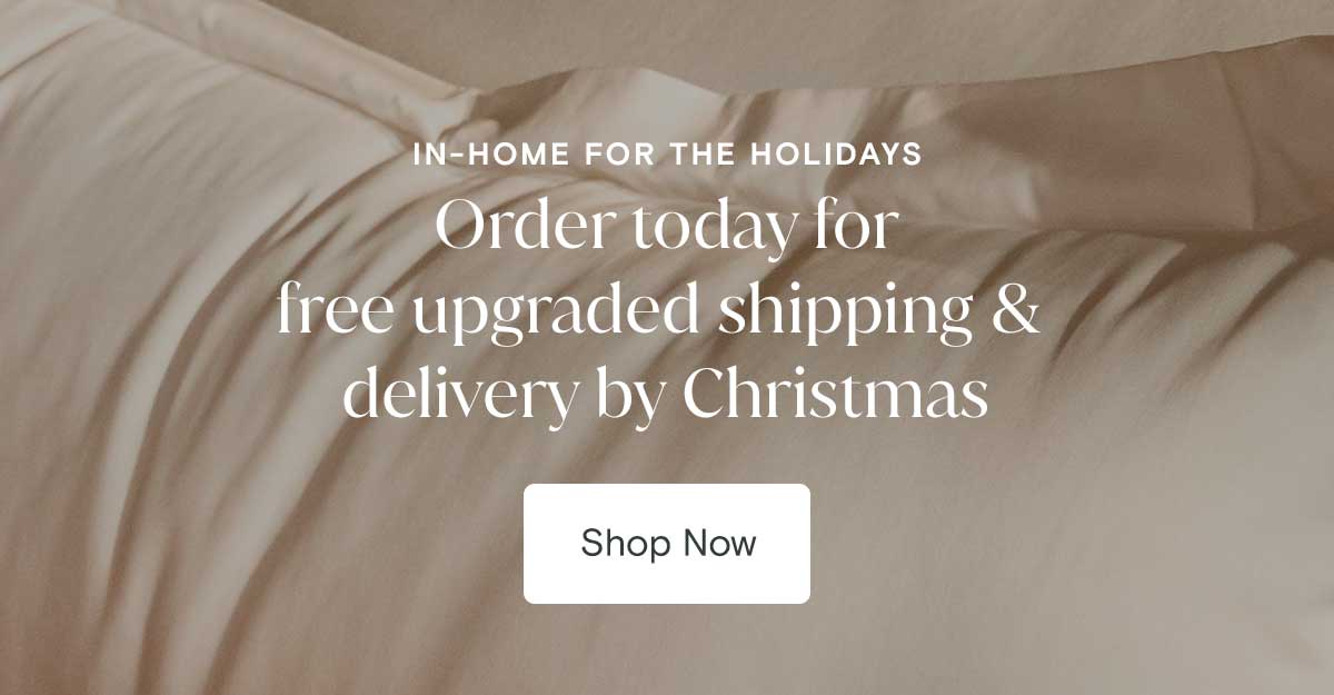 In Home for the holidays | Order today for free upgraded shipping & delivery by Christmas | Shop Now