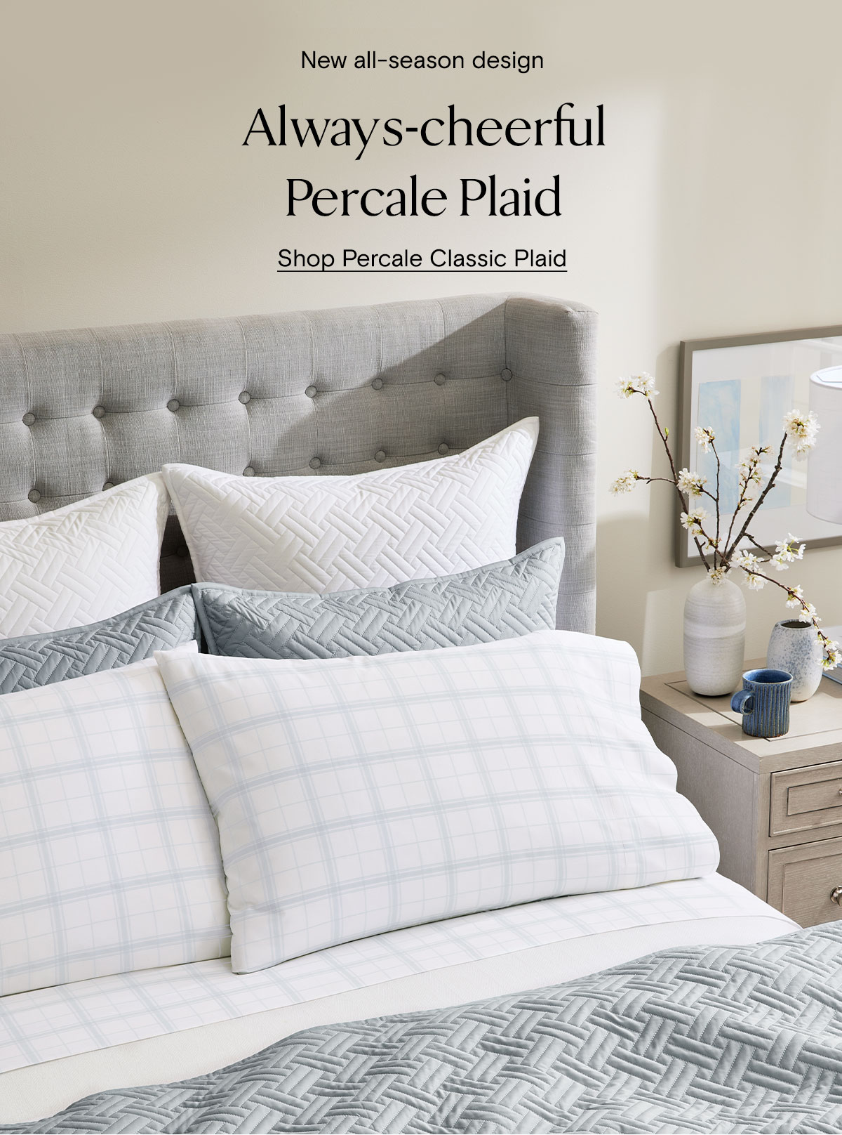 Always-cheerful Percale Plaid | Shop Percale Classic Plaid
