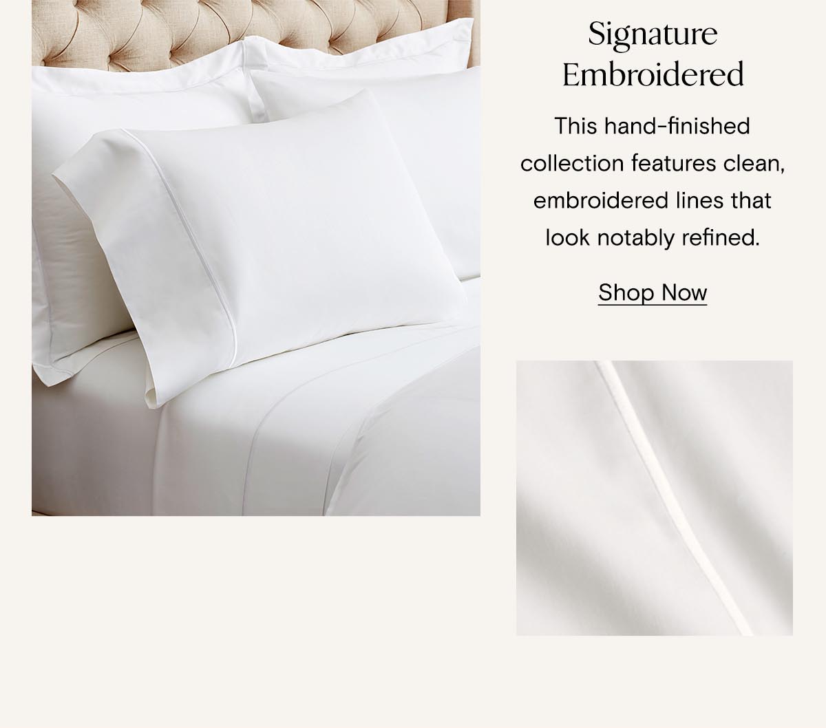 Signature Embroidered