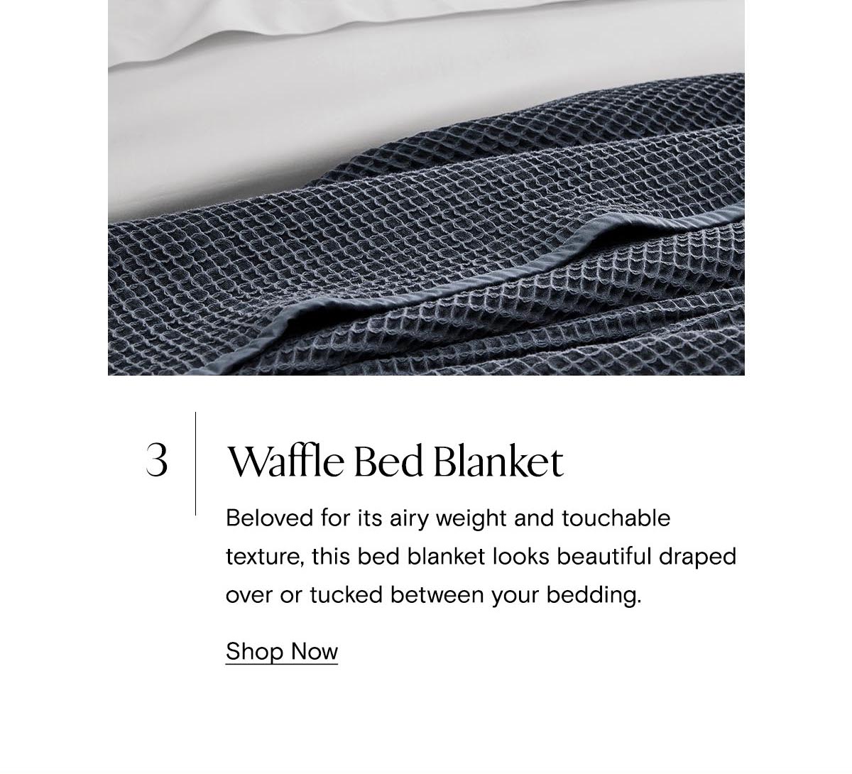 3 | Waffle Bed Blanket | Shop Now
