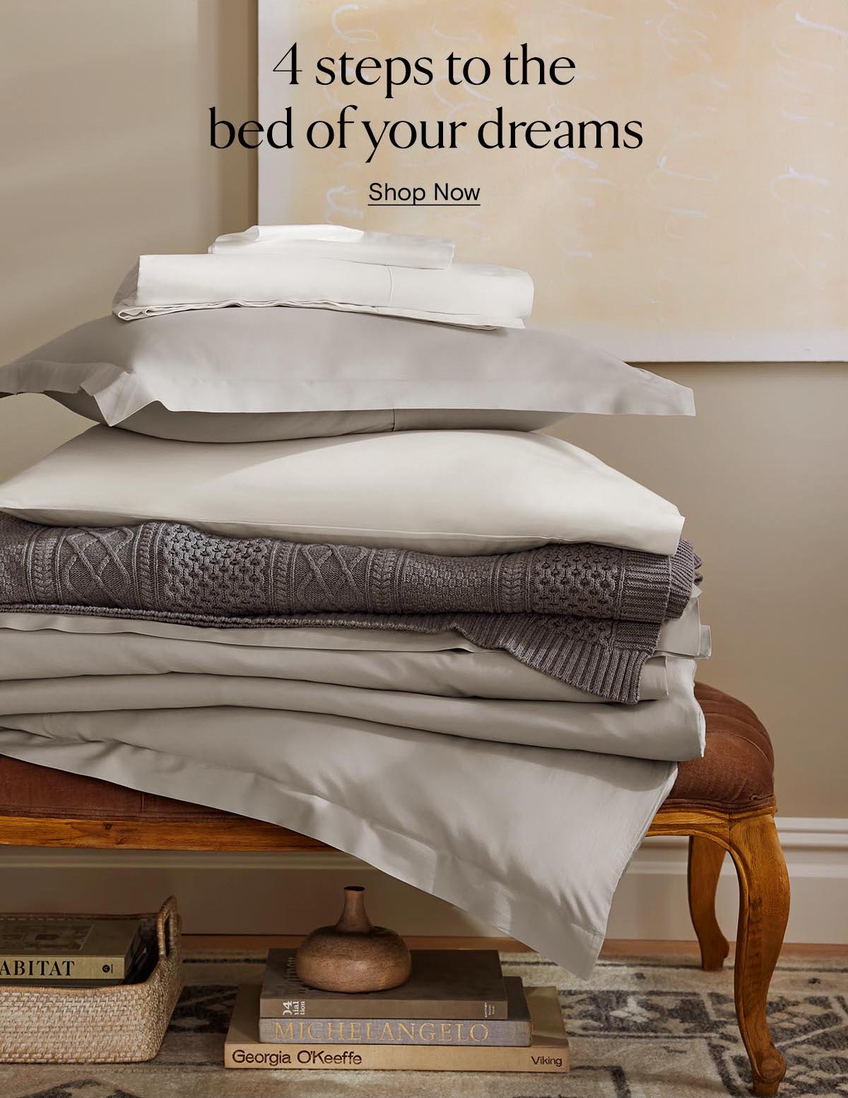 4 steps to the bed of your dreams 