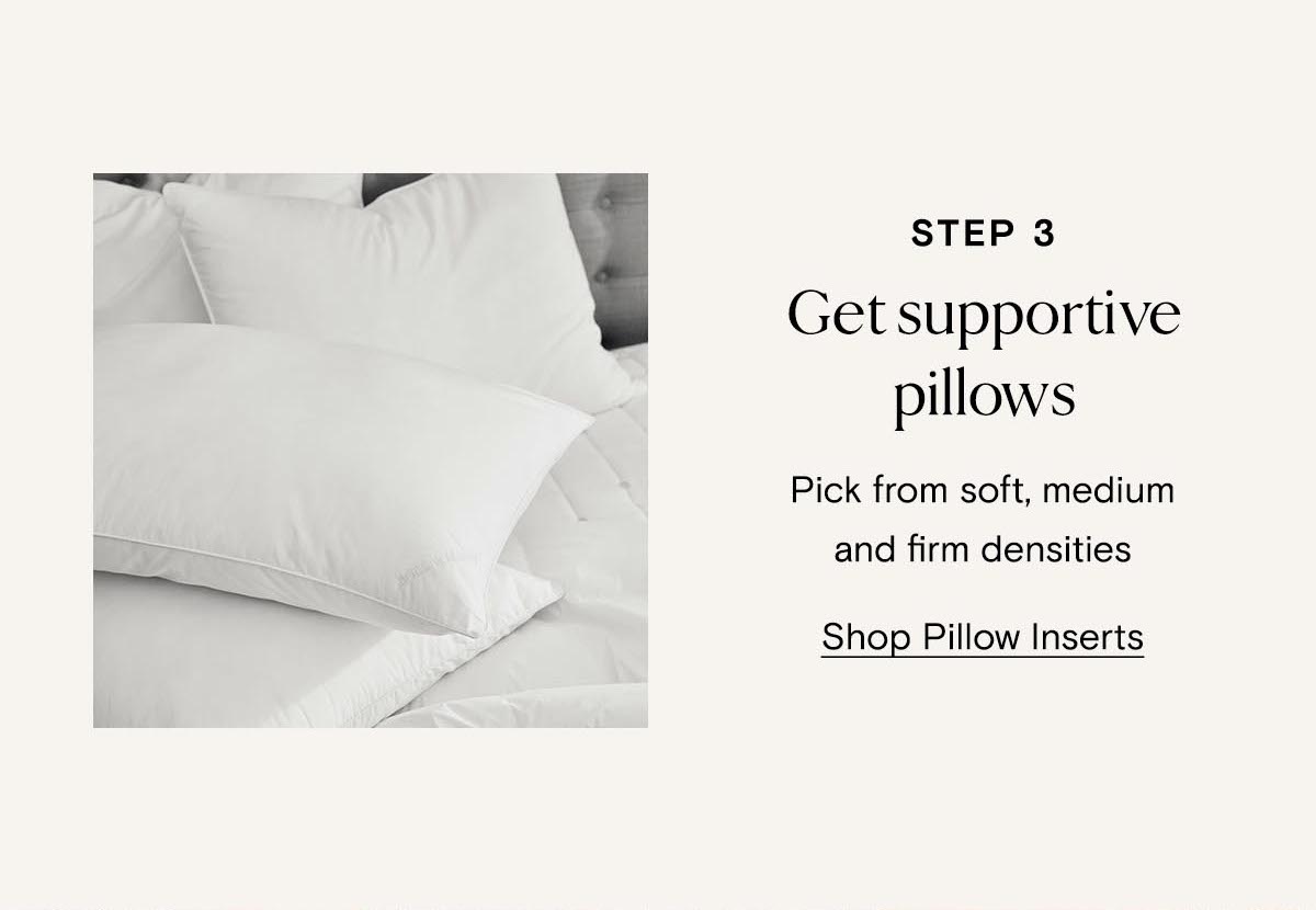 Step 3 | Shop Pillow Inserts