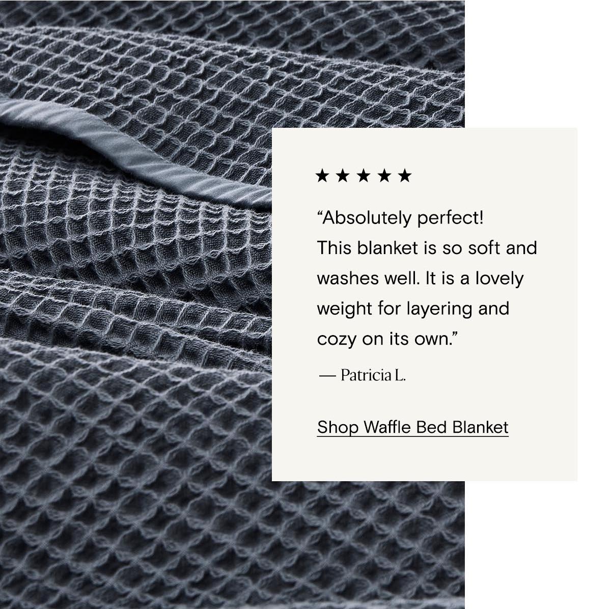 Shop Waffle Bed Blanket