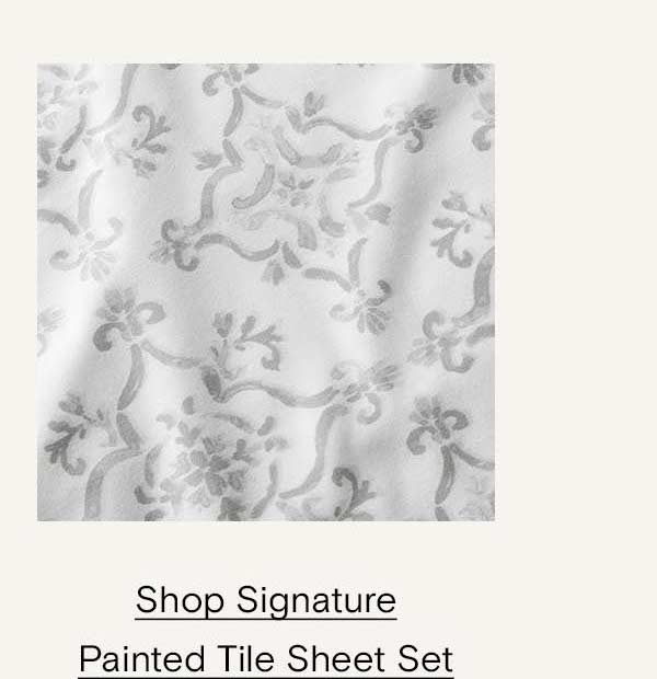 Shop Signature Painted Tile Sheet Set