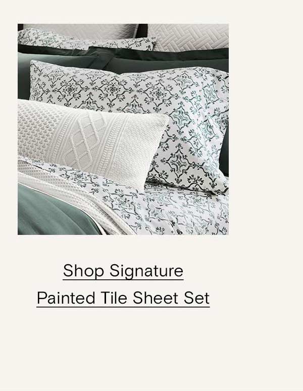 Shop Signature Painted Tile Sheet Set