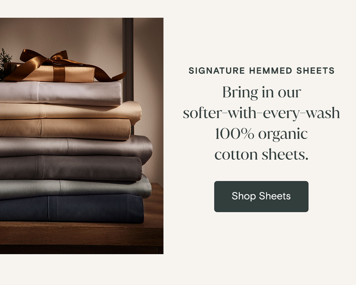 Signature Hemmed Sheets | Shop Sheets