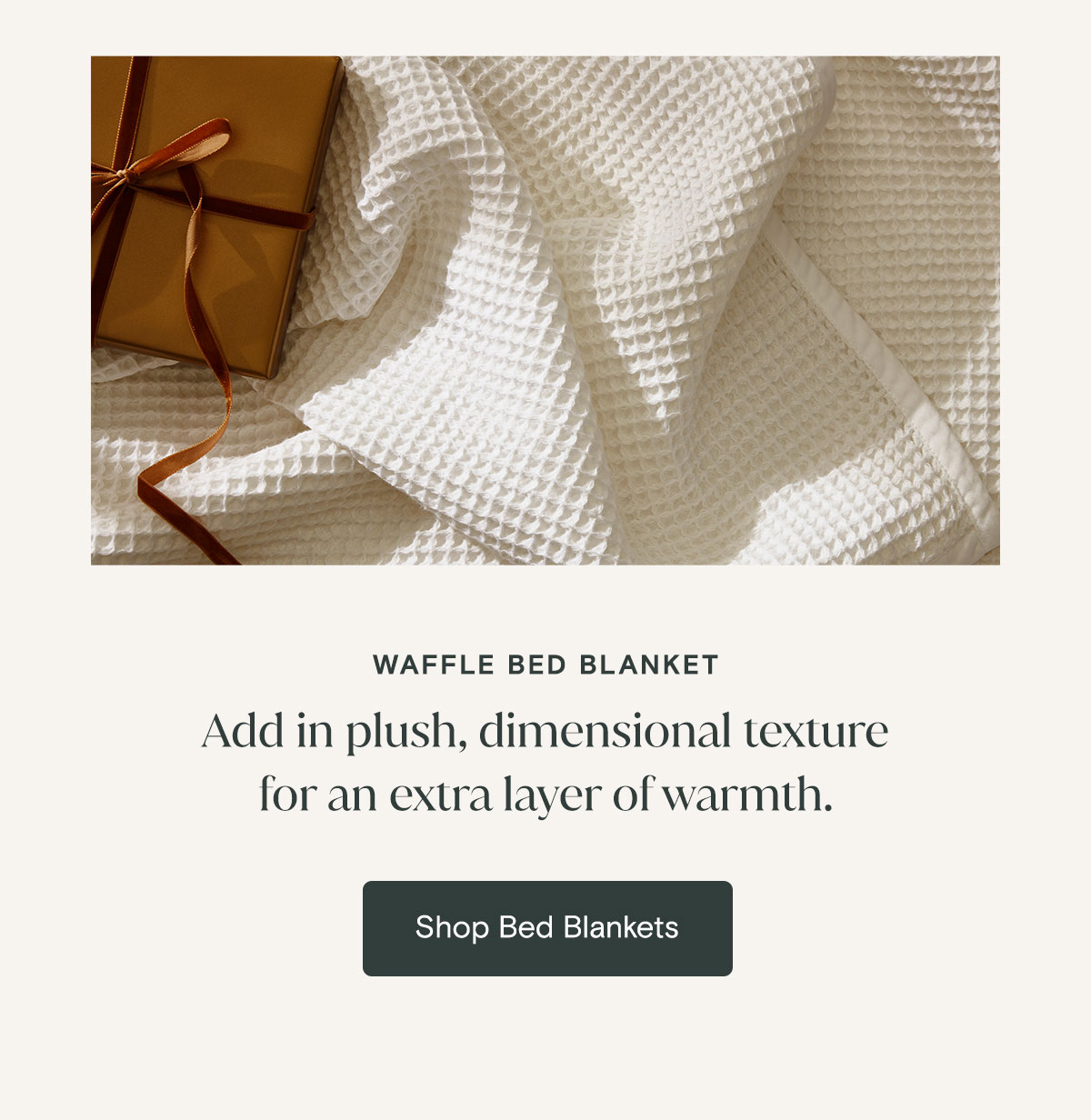 Waffle Bed Blanket | Shop Bed Blankets