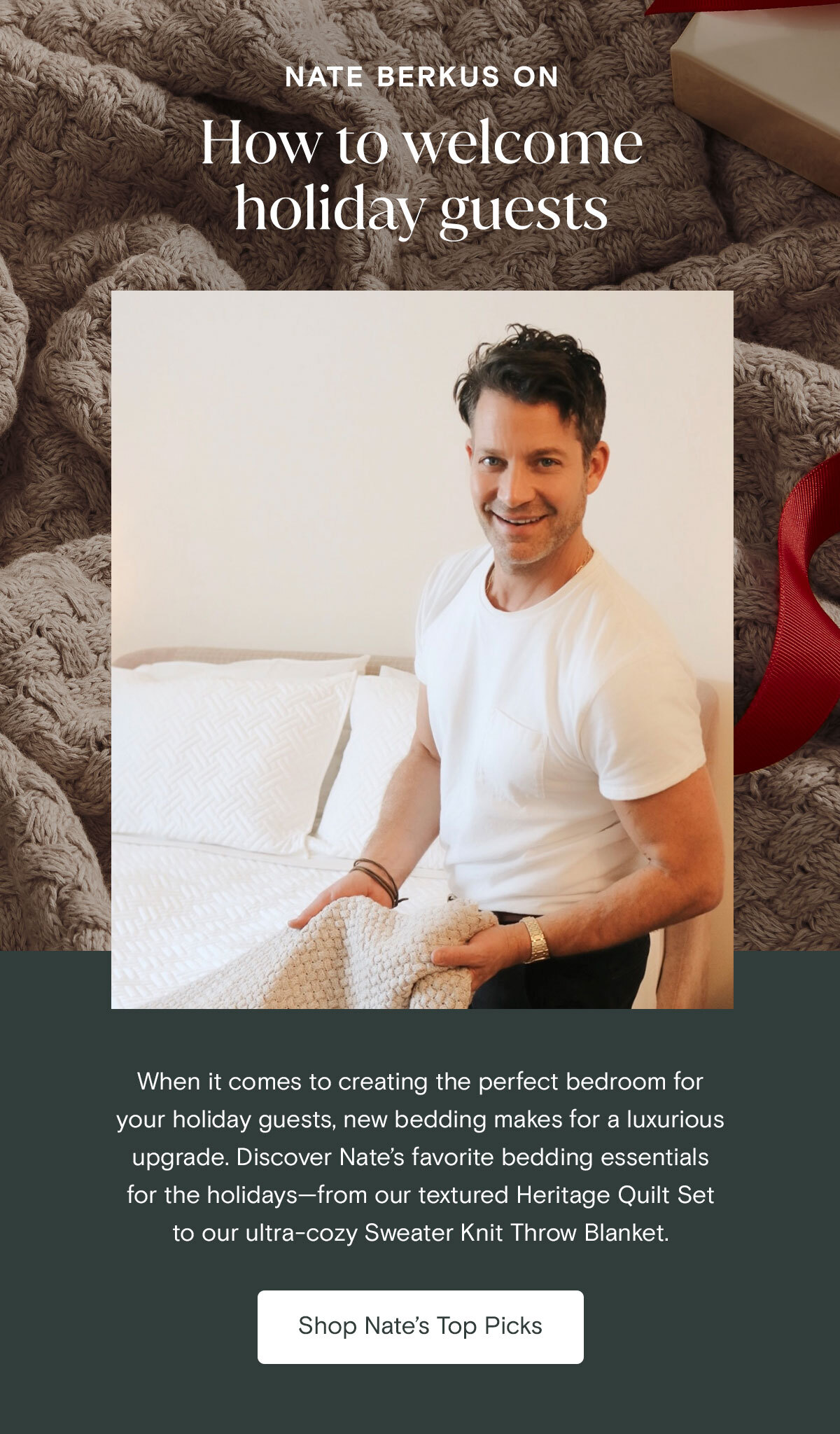 Nate Berkus on How to welcome holiday guests | Shop Nate's Top Picks